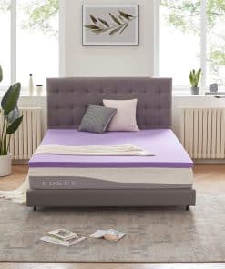 SINWEEK Colchón Topper de Espuma Viscoelástica con Gel de 2