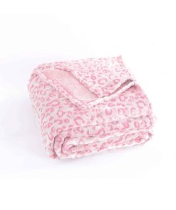 PLEASANT BOULEVARD | Manta de felpa con estampado de