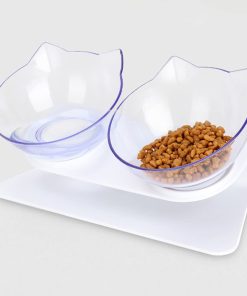 Tazón para gato ortopédico anti-vómito con elevación de 15�