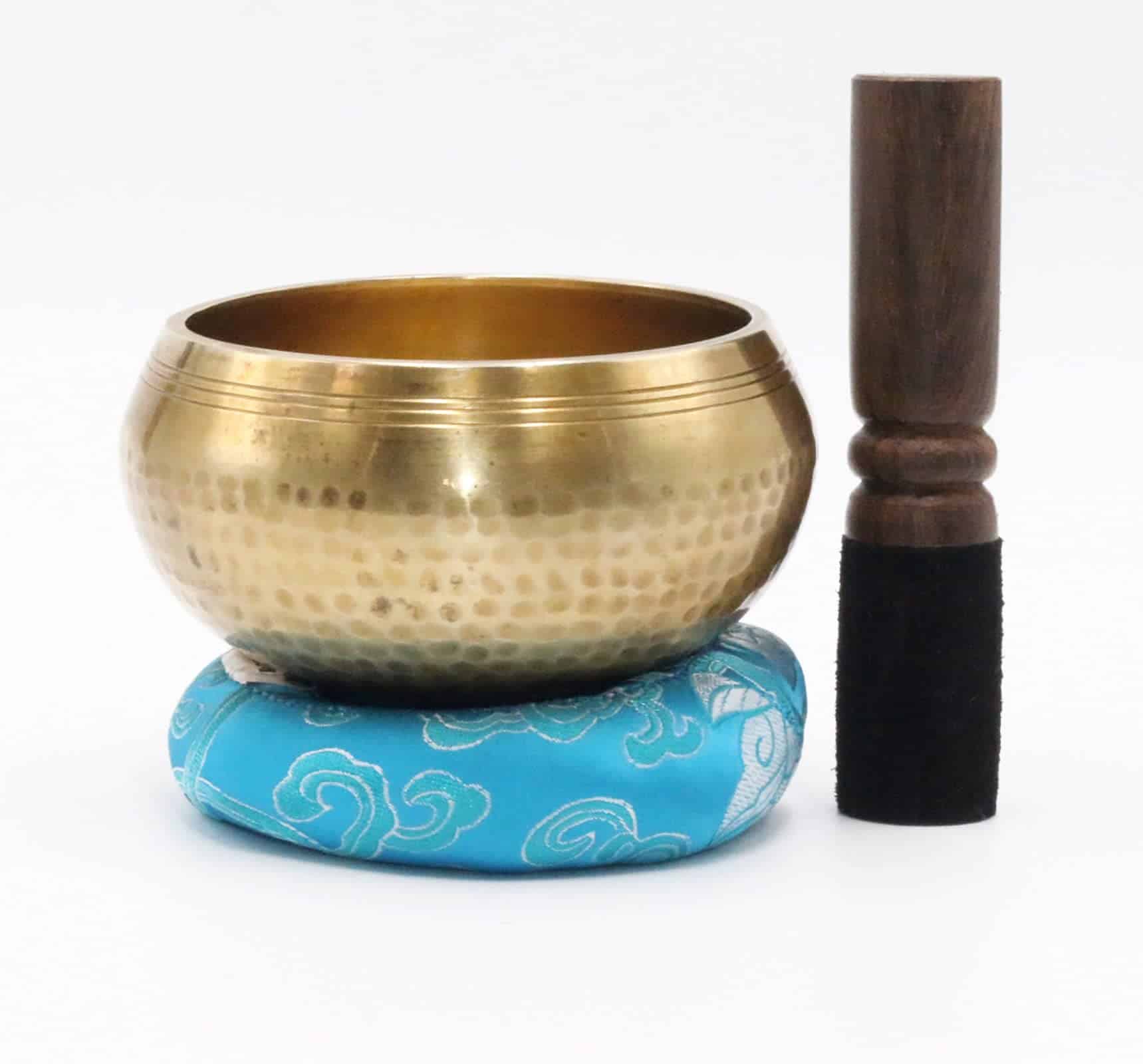 Tazón Cantor Tibetano Martillado a Mano SANSKAR NEPAL - 4 - Imagen 4