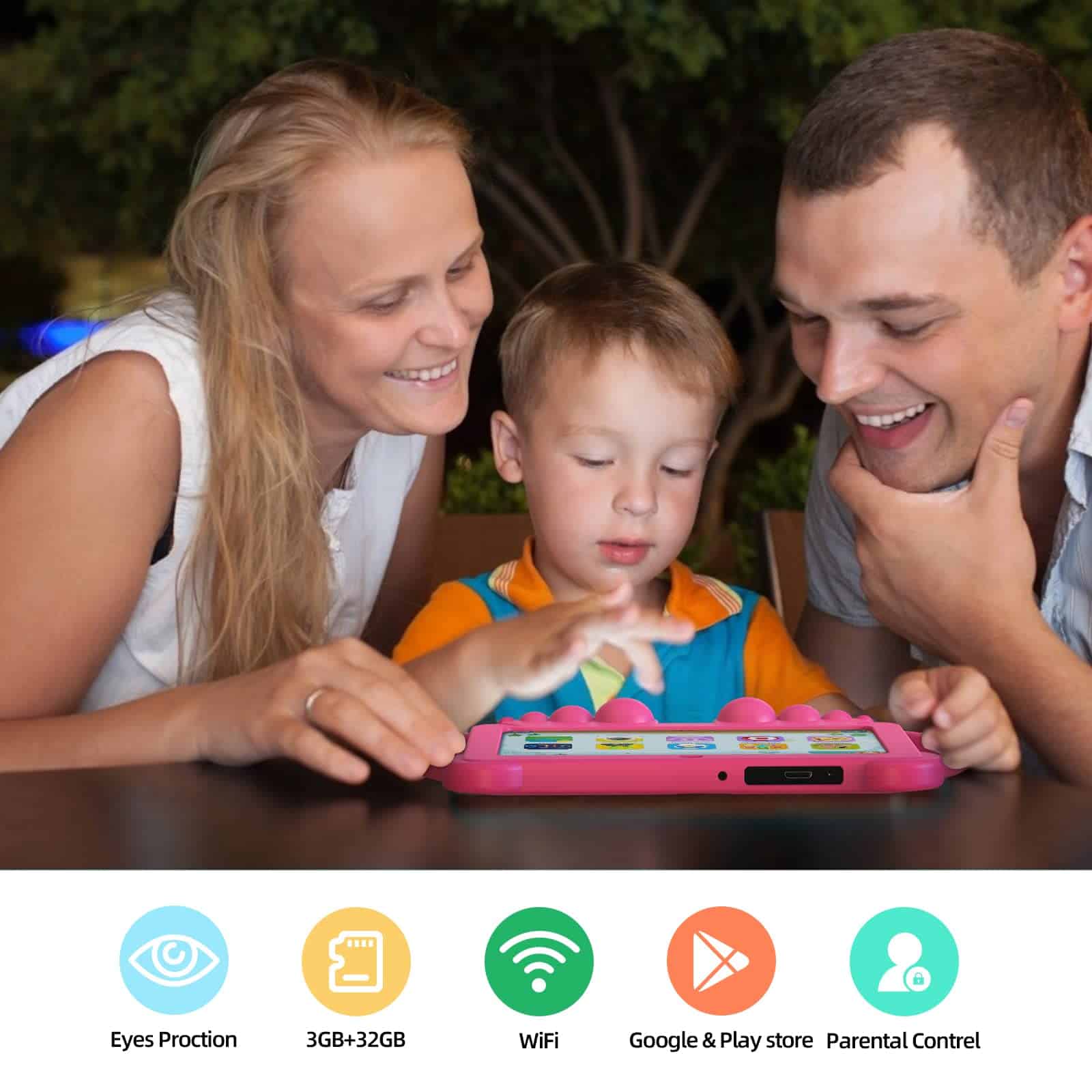 YOBANSE Tablet para Niños, Tablet de 7 Pulgadas para Niños - Imagen 6