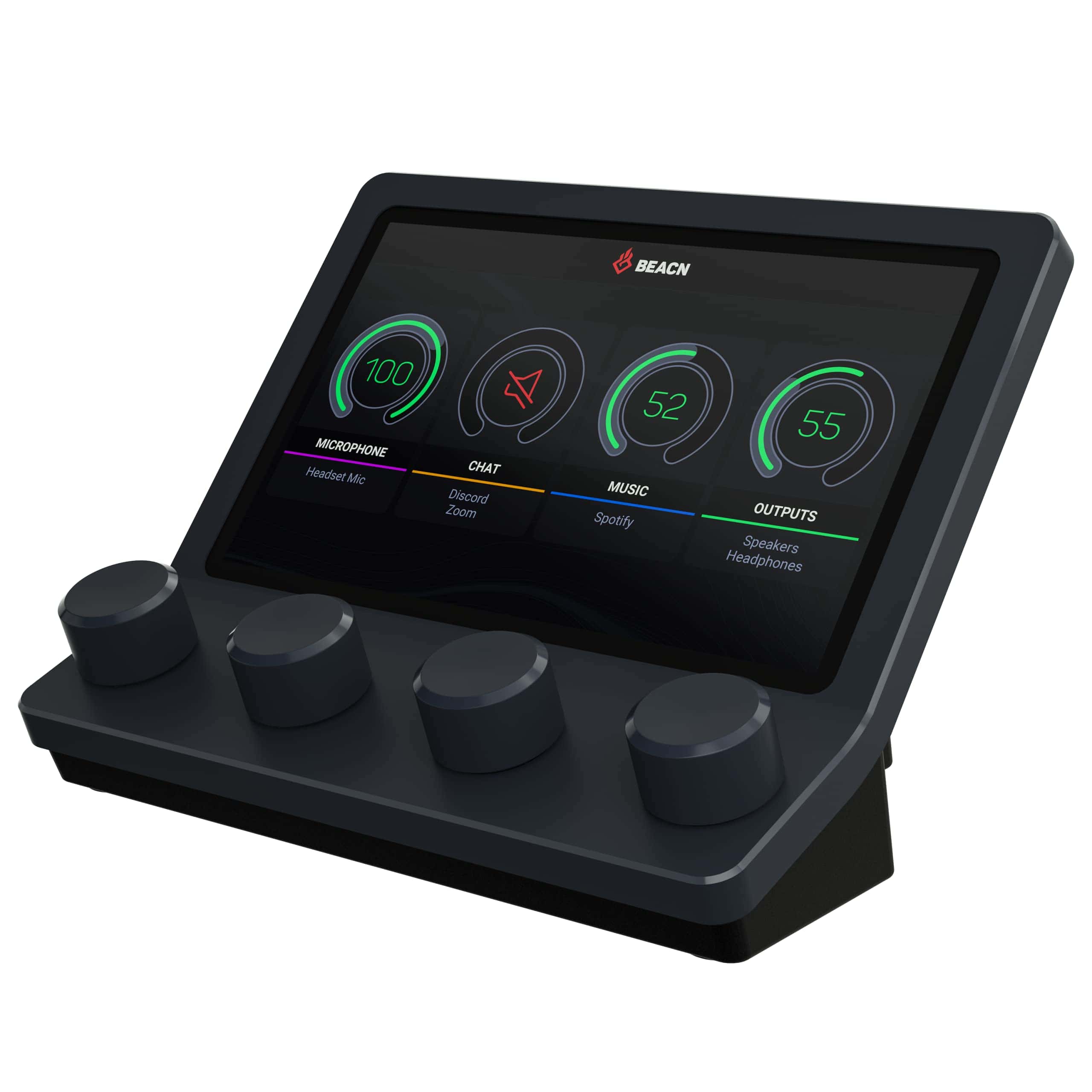 BEACN Mix - Controlador de audio USB C para Windows con una