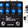 NUX Melvin Lee Davis NBP-5 Bass Preamp y DI Bundle con