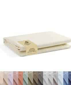 Sábana Plana de Algodón Percale 100%, Tamaño King - Sábanas