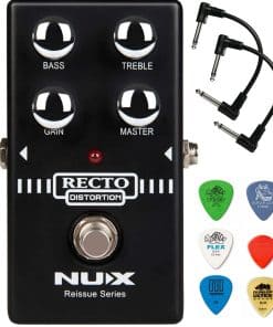 Pedal de Efecto de Guitarra Briskdrop NUX Recto Distorsión