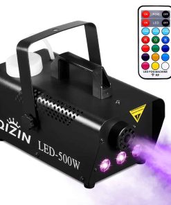 Máquina de Humo 500W con Luces LED de Colores y Control