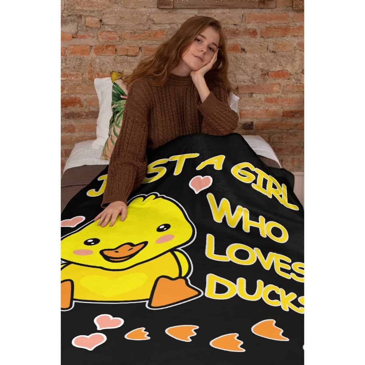 Manta Suave y Ligera Darani Just A Girl Who Loves Ducks - Imagen 7