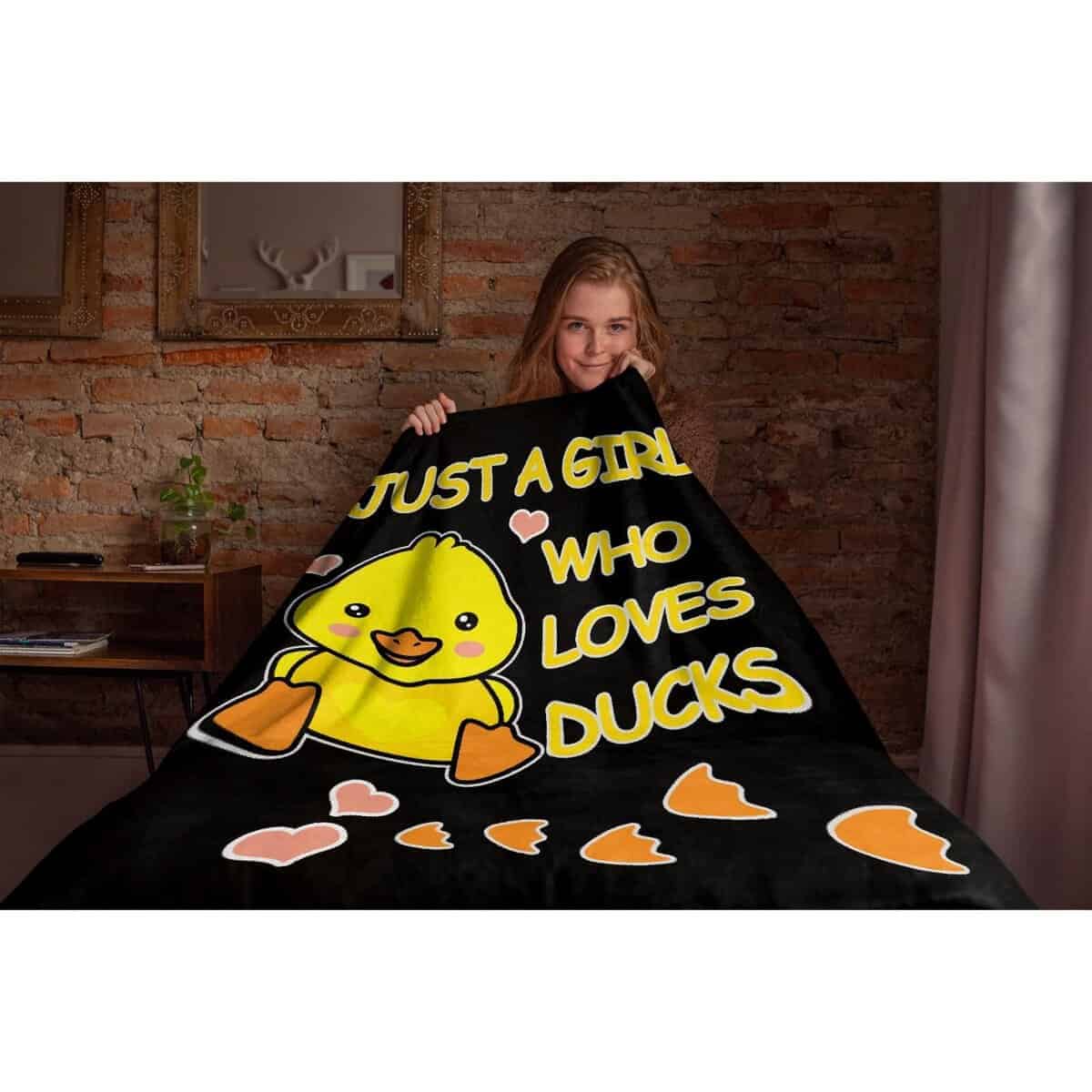 Manta Suave y Ligera Darani Just A Girl Who Loves Ducks - Imagen 6