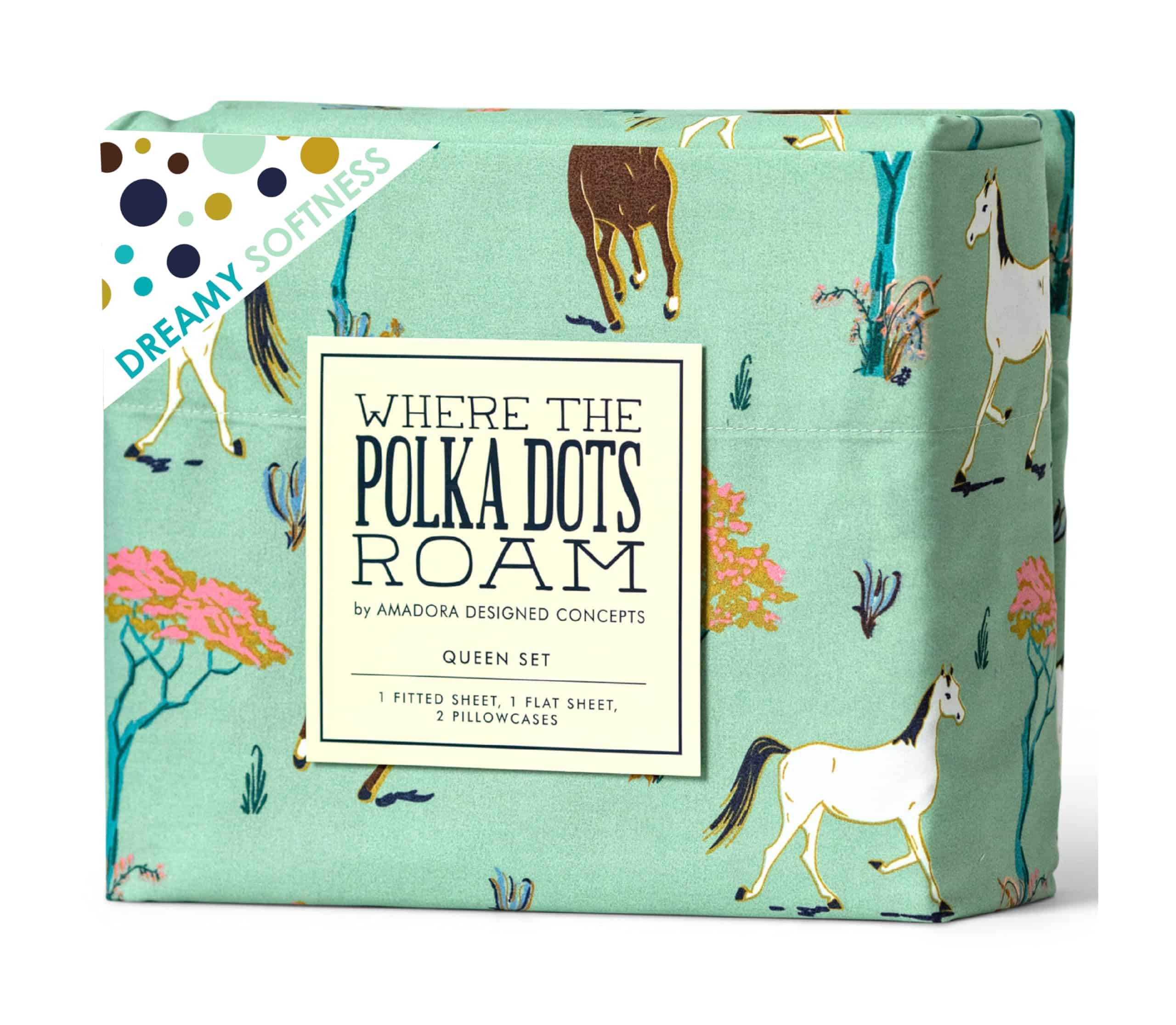 Set de Ropa de Cama Where The Polka Dots Roam - Juego de