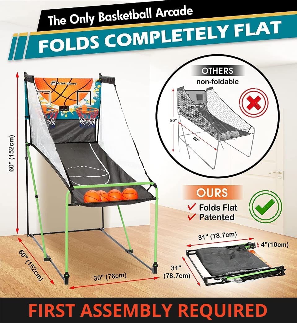 Juego de arcade de baloncesto E-jetSport, Regalos de - Imagen 3