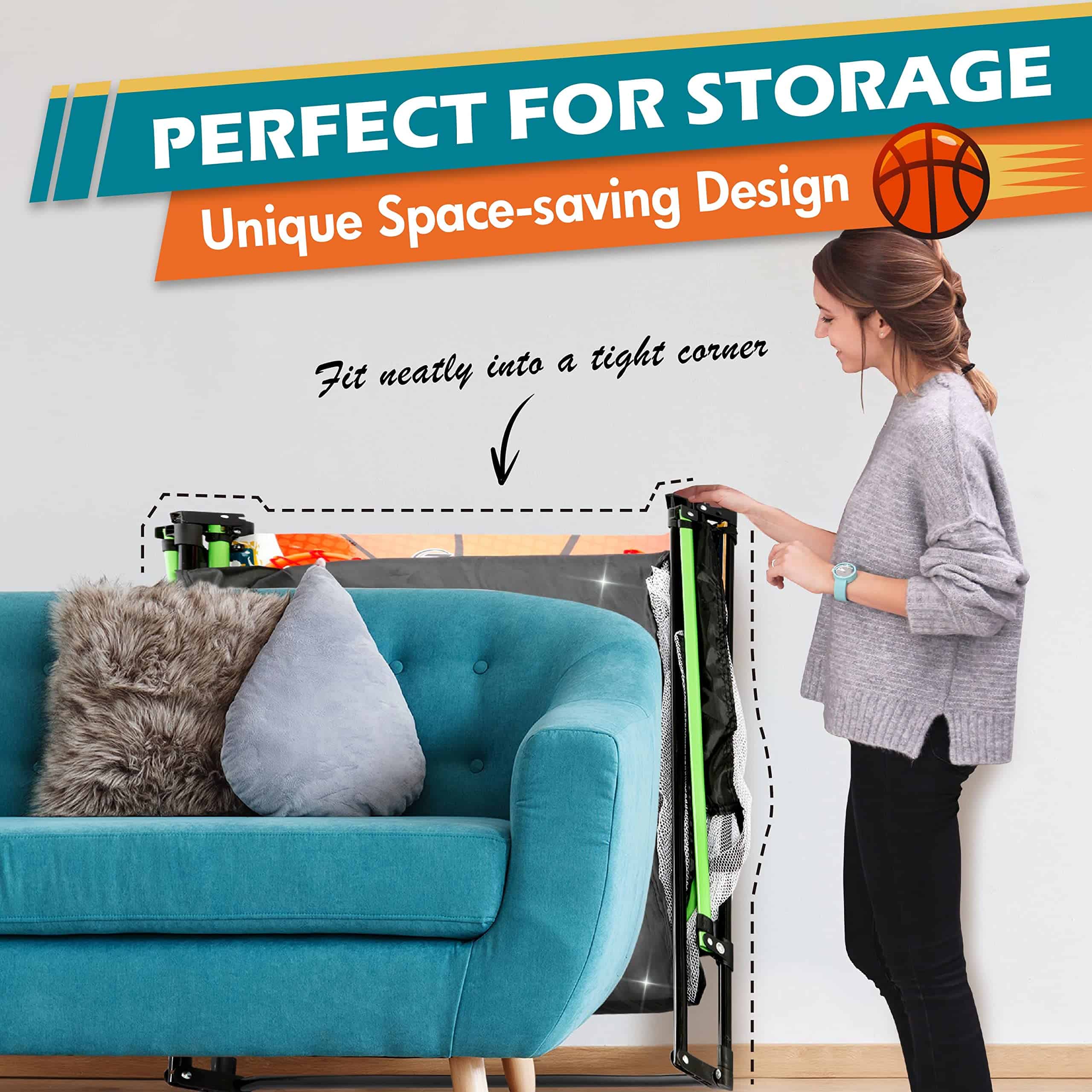 Juego de arcade de baloncesto E-jetSport, Regalos de - Imagen 4