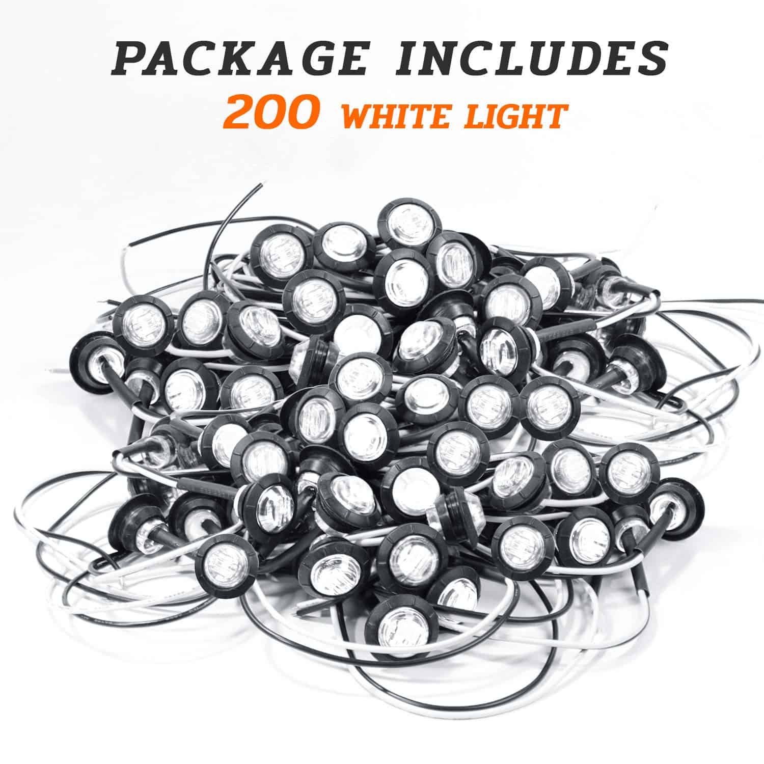 MADCATZ Big Sets 3/4 Inch Side Marker Lights Round White - Imagen 7