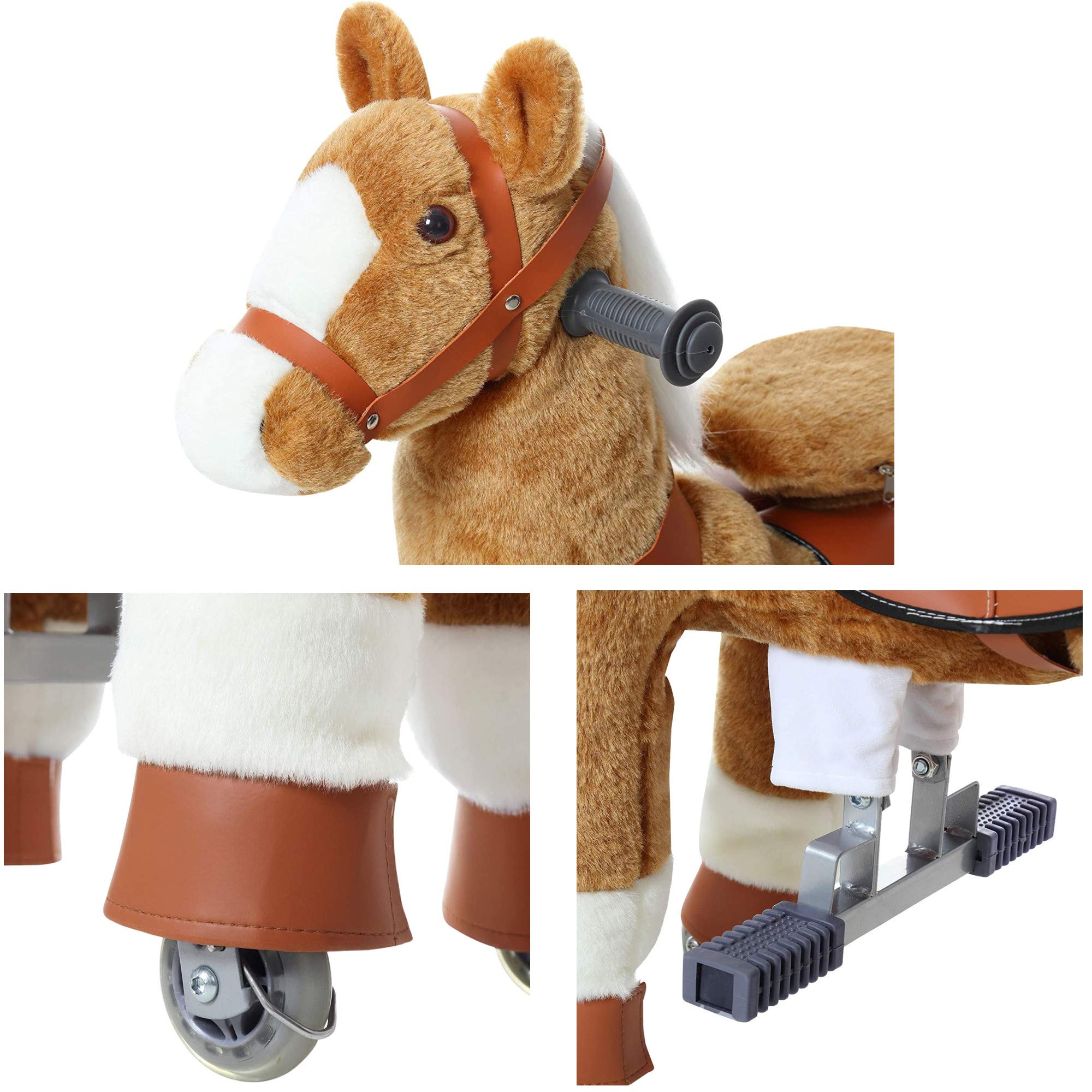 Caballo de Juguete JoJoPooNy, Juguete para Montar para - Imagen 7