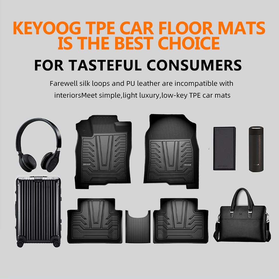 Tapetes para Autos KEYOOG, Compatible con Honda Civic - Imagen 10