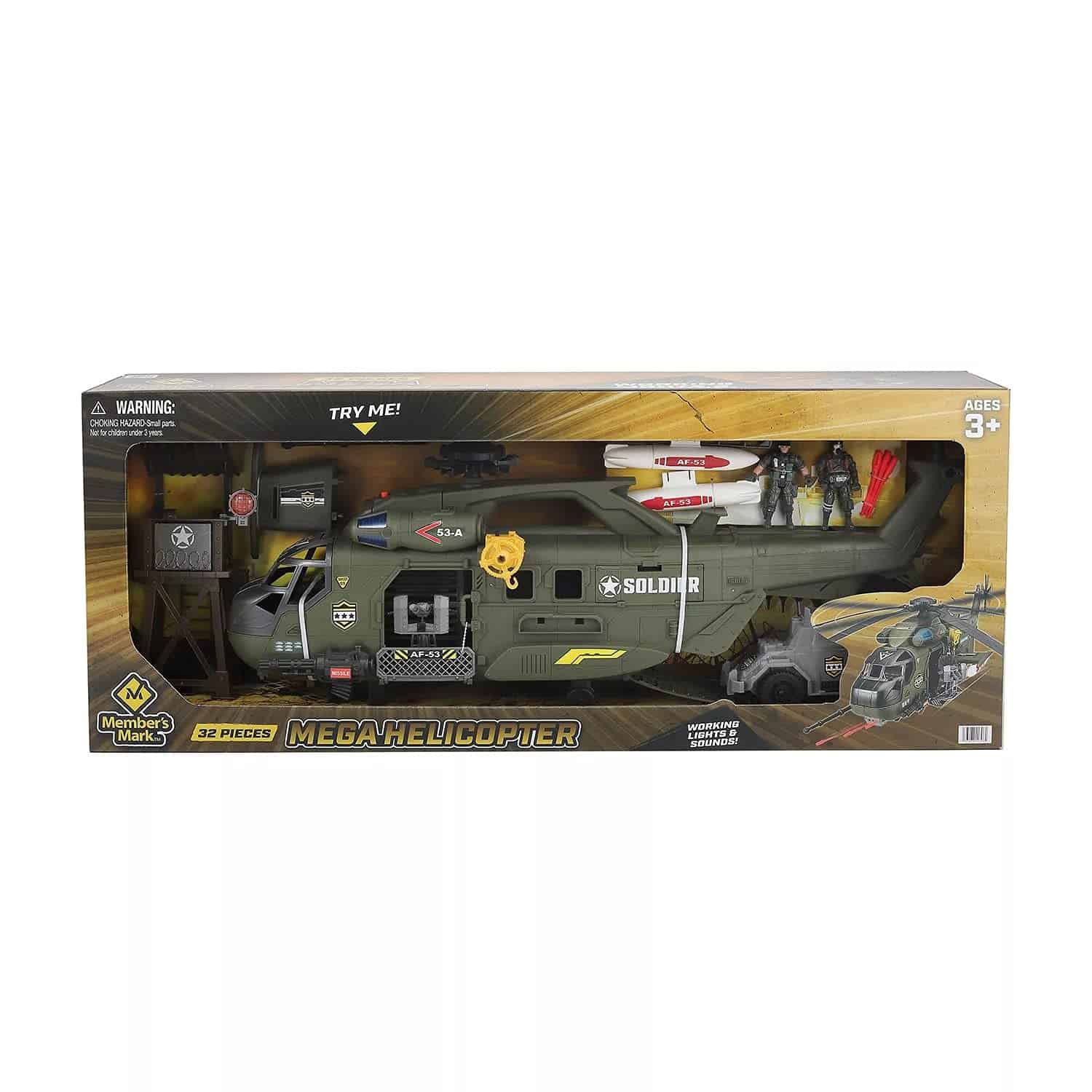 Set de Juego de Fuerza de Soldados Member's Mark - Mega