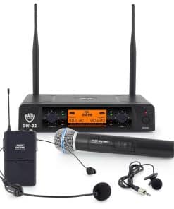 Nady DW-22 Sistema de Micrófono Inalámbrico Dual Digital de