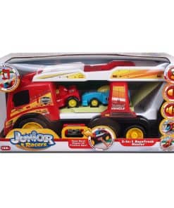 Transportador de Carreras Luces y Sonidos 2-en-1 para Niños