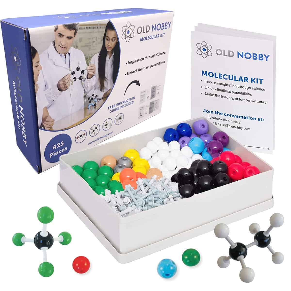 Set de Química Orgánica Old Nobby (425 pc) Kit de Modelos