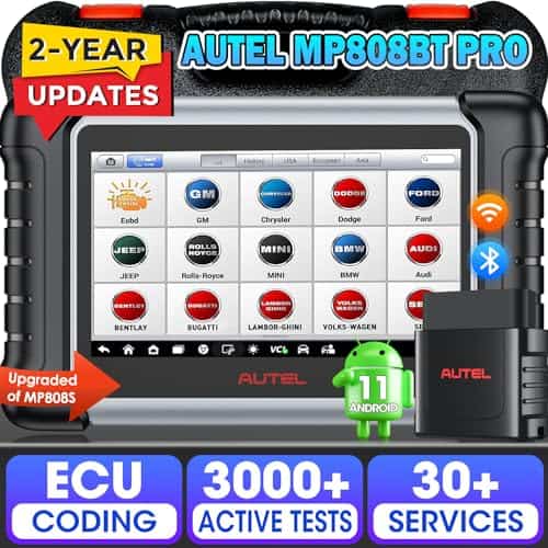 Autel MaxiPRO MP808BT PRO Scanner de diagnóstico,