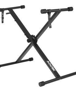 AODSK Soporte de Teclado Single-X Ajustable en Ancho y