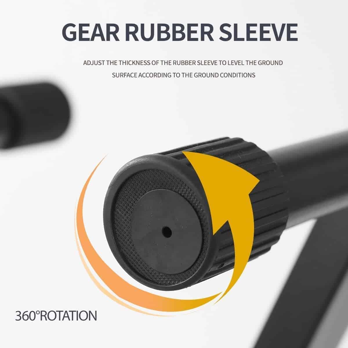 Banqueta de teclado AODSK X-Style acolchada con cojín, - Imagen 5