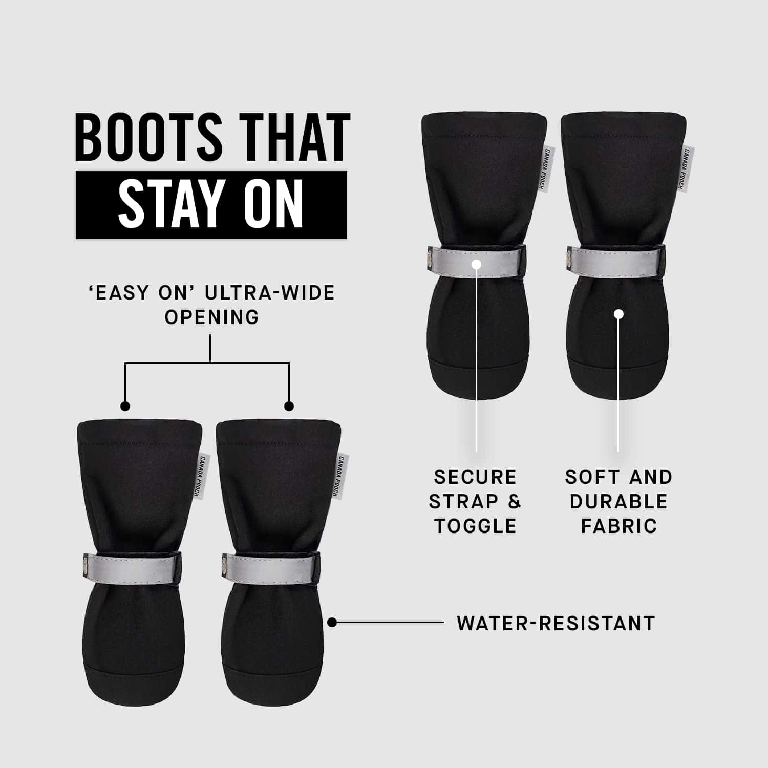 Botas de Invierno para Perros Canada Pooch - Protección - Imagen 4