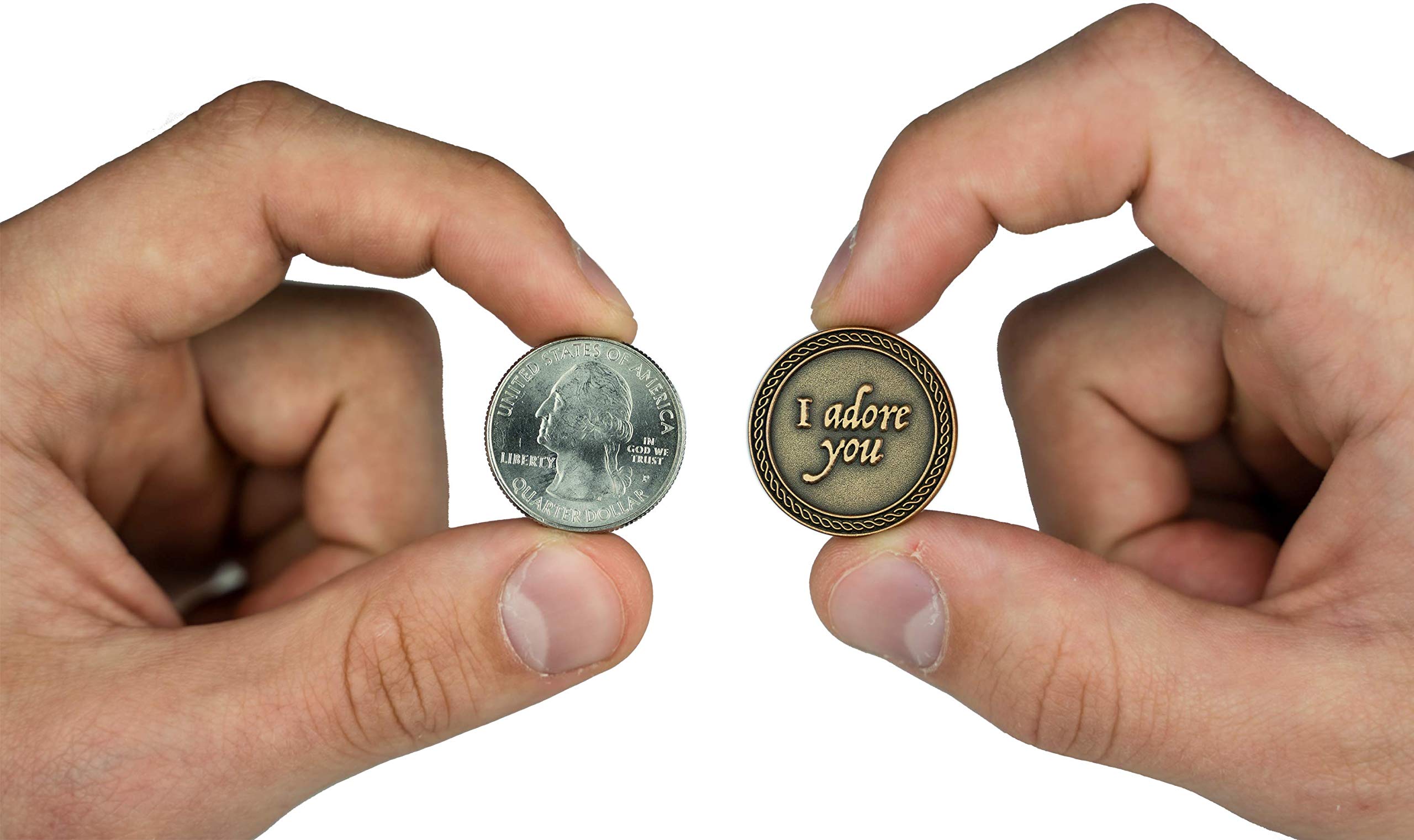 Conjunto a granel de 10 Monedas de Expresión de Amor - Imagen 7