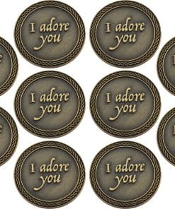 Conjunto a granel de 10 Monedas de Expresión de Amor
