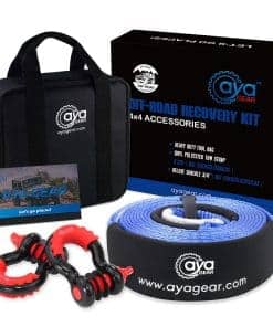 Kit de Recuperación Off Road AYA Gear Silver | Cuerda de