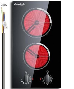 Placa de Cocina Eléctrica de 2 Quemadores Cooksir 12