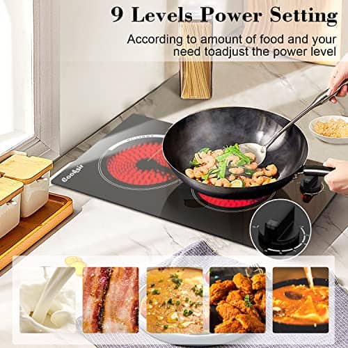 Placa de Cocina Eléctrica de 2 Quemadores Cooksir 12 - Imagen 9