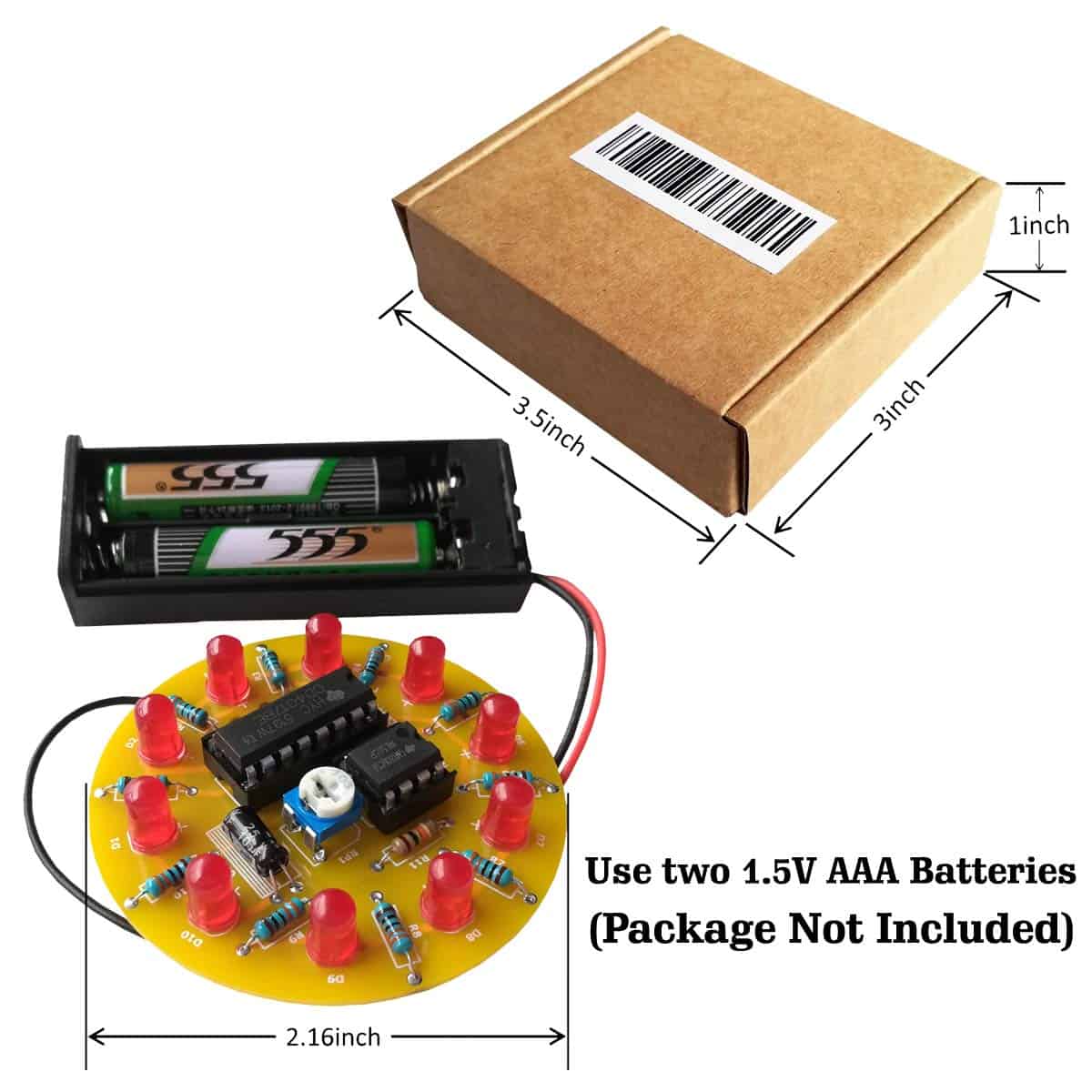 Kit de Soldadura Electrónica iCubeSmart con Rueda Giratoria - Imagen 6