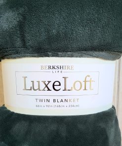 Manta Berkshire Luxe Loft (Tamaño Twin, Verde)