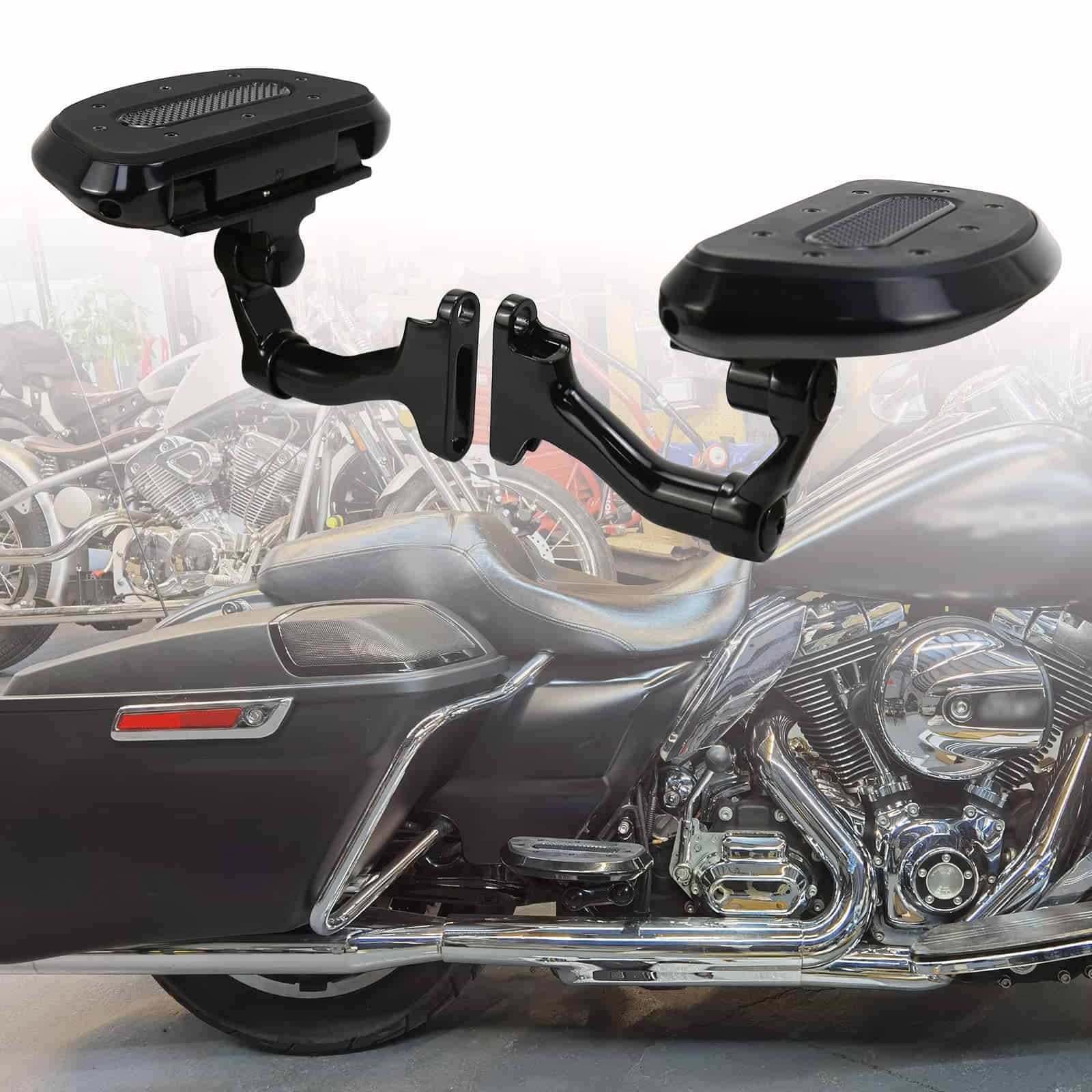 Tablero de pie de pasajero trasero ajustable con kit de