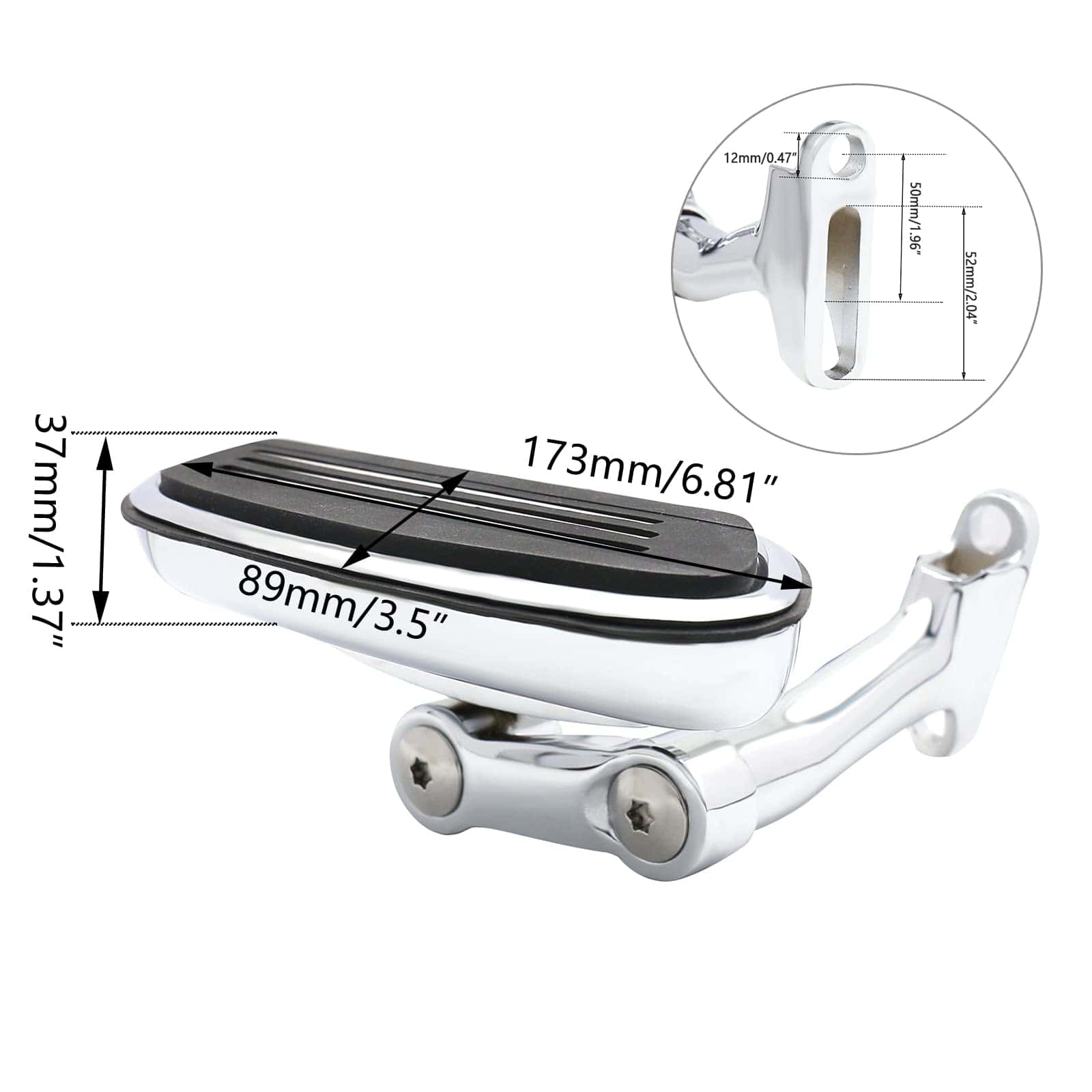 Paso de pie del pasajero Streamliner ajustable con kit de - Imagen 6