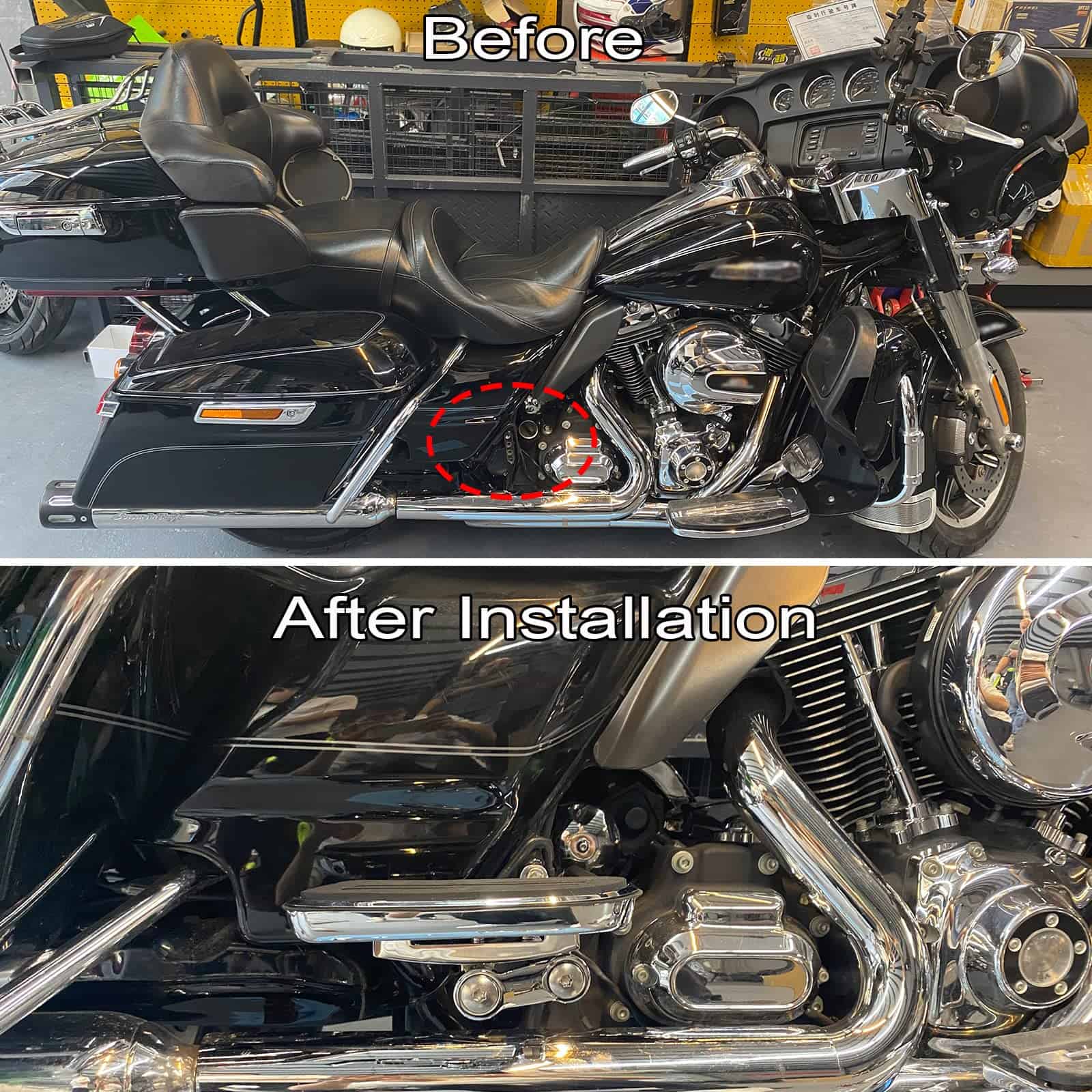 Paso de pie del pasajero Streamliner ajustable con kit de - Imagen 3