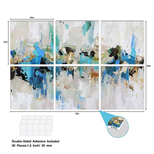 Paneles Acústicos Olanglab Art, Paquete de 6, 72" x 48", - Imagen 3
