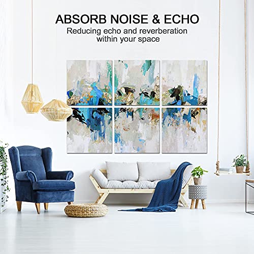 Paneles Acústicos Olanglab Art, Paquete de 6, 72" x 48", - Imagen 4