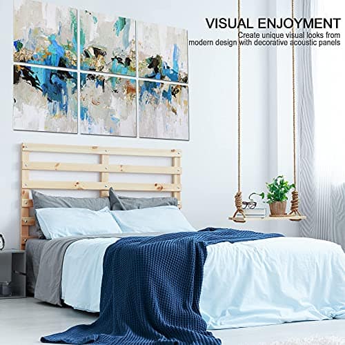 Paneles Acústicos Olanglab Art, Paquete de 6, 72" x 48", - Imagen 6