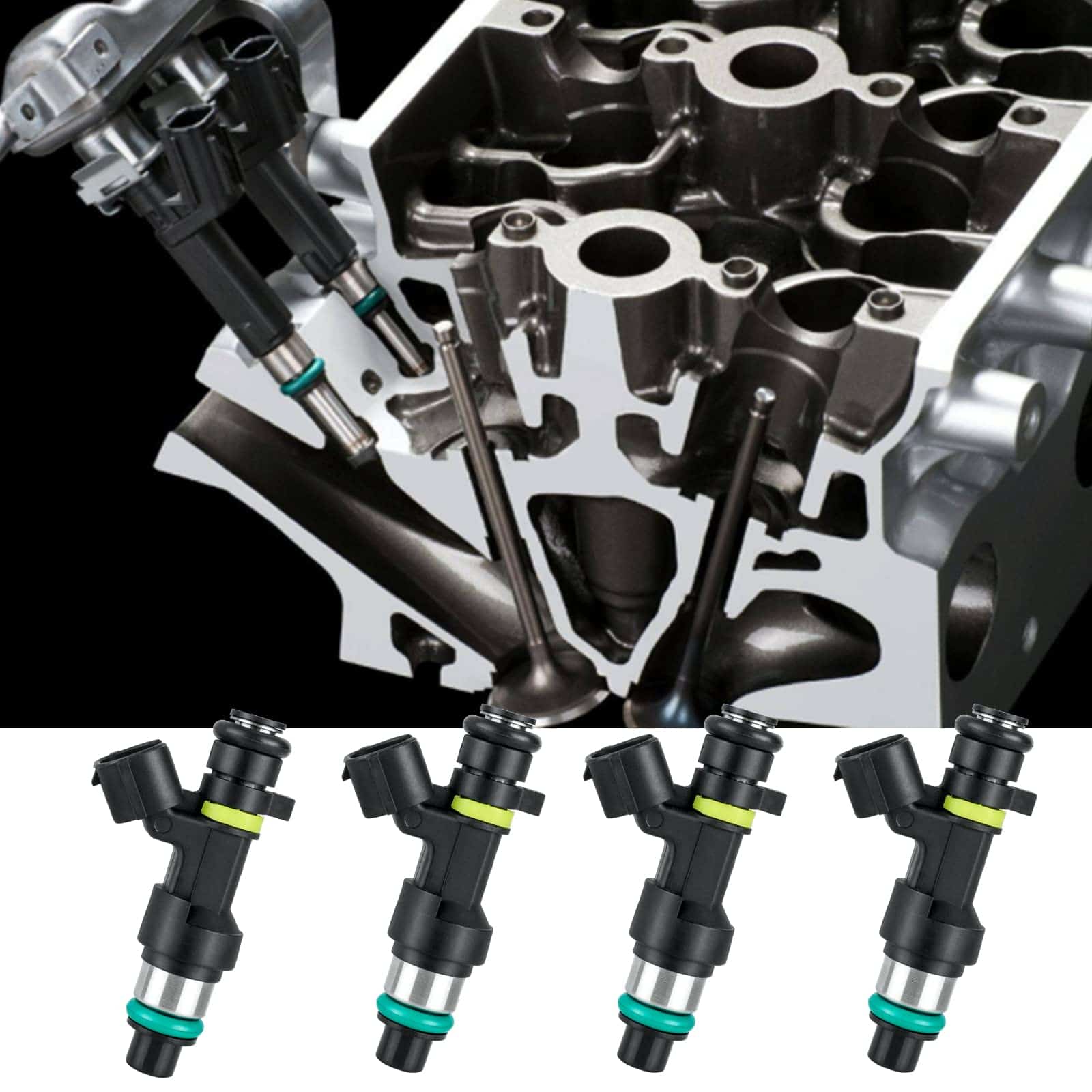 Inyectores de Combustible COMZY 16600-EN200, Juego de 4 - Imagen 8