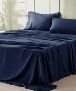 Juegos de Sábanas California King Bedsure Navy - Sábanas