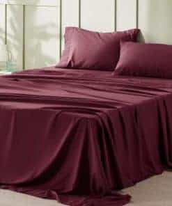 Juegos de sábanas California King Bedsure - 4 Piezas Suaves