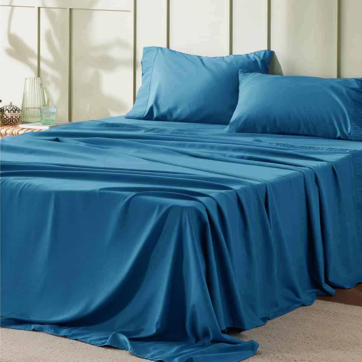 Juegos de sábanas tamaño California King Bedsure - 4 Piezas