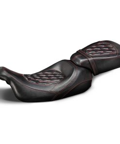 Asiento de piel para conductor y pasajero de perfil bajo