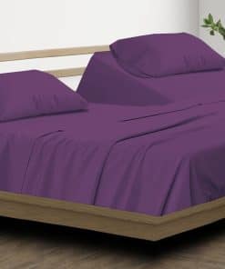 Juegos de Sábanas Silentnight Split Head -Plum