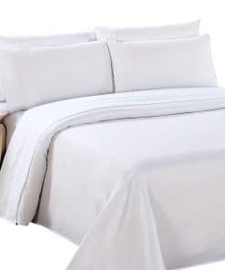 Juego de Funda Nórdica de 3 Piezas Ultra Suave -Blanco