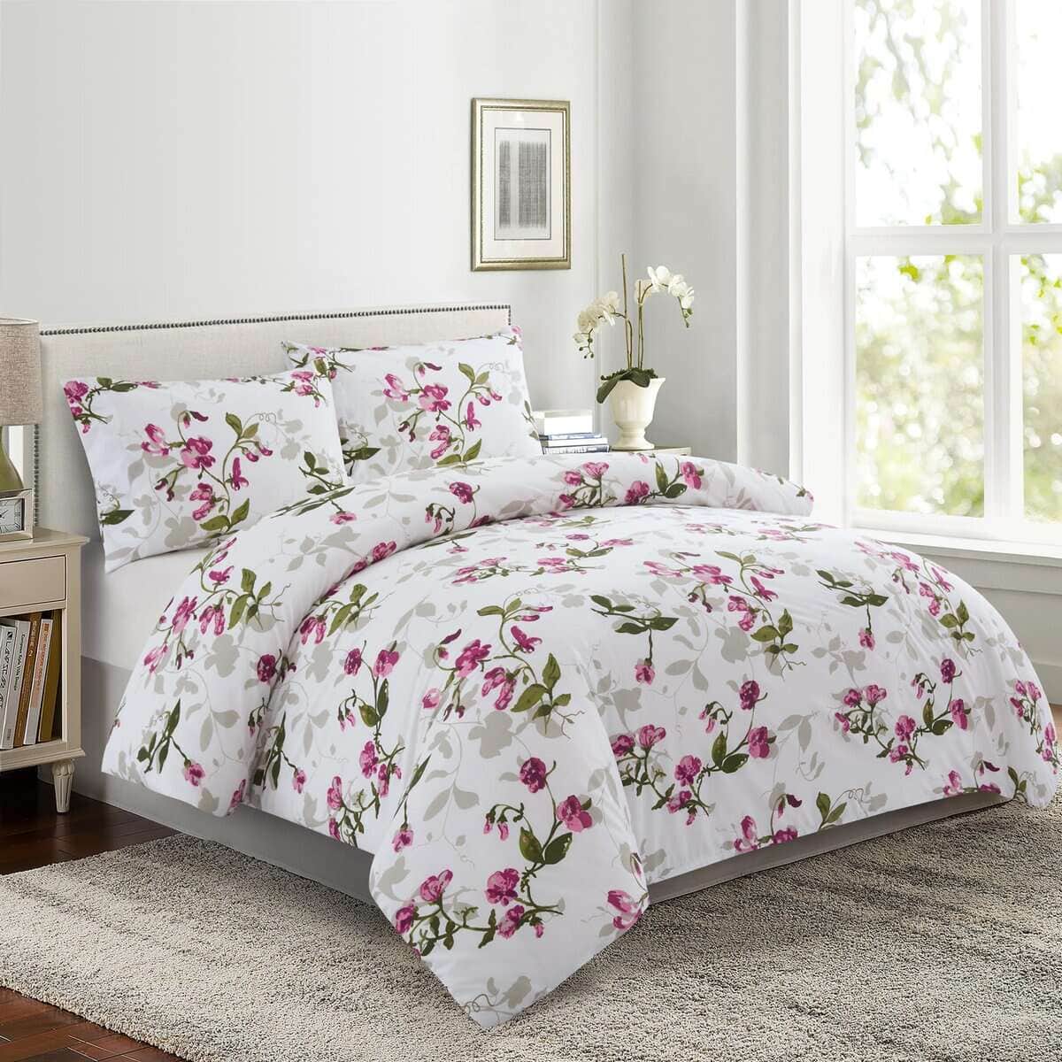 Juego de Funda Nórdica de 3 Piezas Ultra Suave Sedoso con