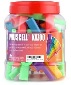 MUSCELL Kazoo Instrumentos Musicales, 36 piezas de kazoos