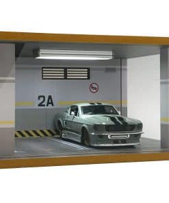 Vitrina para Autos a Escala 1:24 con Acrílico Transparente