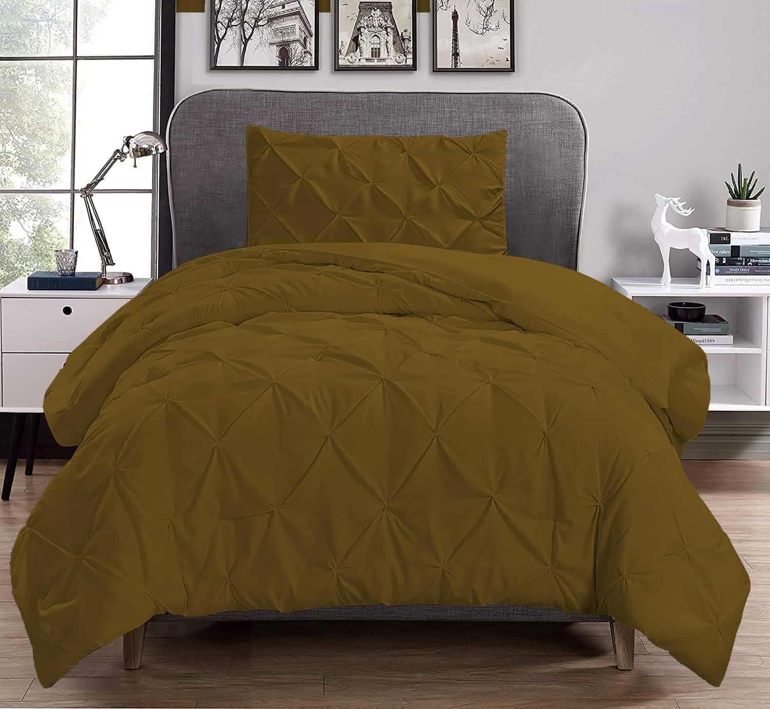 Set de edredón con pliegues pellizcados de tamaño Super - Imagen 3